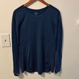 Athleta Deep Blue Long Sleeve Top